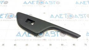 Rear right window lift control trim Honda Civic X FC 16-21 4d black, scratches
