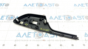 Rear right window lift control trim Honda Civic X FC 16-21 4d black, scratches