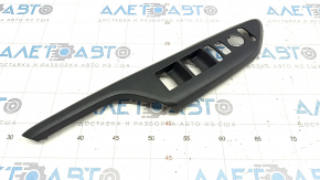 Front left window lift control trim Honda Civic X FC 16-21 4d black, scratches