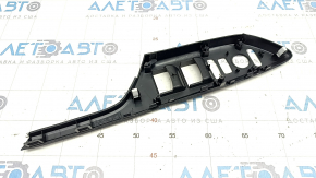 Front left window lift control trim Honda Civic X FC 16-21 4d black, scratches