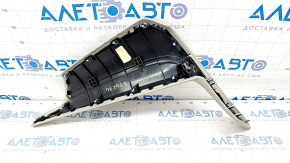 Right dashboard trim Honda Insight 19-22 grey leather, broken mount