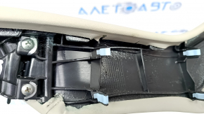 Right dashboard trim Honda Insight 19-22 grey leather, broken mount