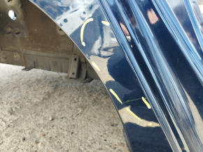 Quarter wing rear right Mazda 3 19- 4d, blue, on the body, bumps