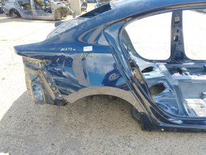 Quarter wing rear right Mazda 3 19- 4d, blue, on the body, bumps