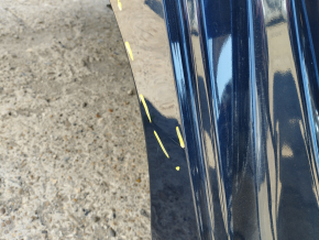 Quarter wing rear right Mazda 3 19- 4d, blue, on the body, bumps