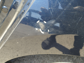 Quarter wing rear left Mazda 3 19-4d, blue, on the body, dented, bumps