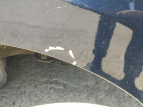 Quarter wing rear left Mazda 3 19-4d, blue, on the body, dented, bumps
