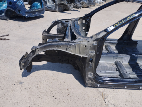 Front left quarter Honda Civic X FC 16-21 black, on the body