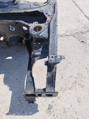 Front left quarter Honda Civic X FC 16-21 black, on the body