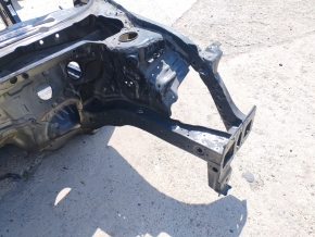 Front left quarter Honda Civic X FC 16-21 black, on the body