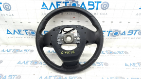 Bare steering wheel Honda Civic X FC 16-21 rubber black, for cleaning