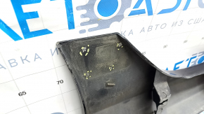 Left threshold Honda Civic X FC 16-21 4d black, scratches, dented, broken mount
