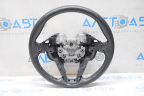 Naked steering wheel Ford Fusion mk5 13-20 leather black, minor scratches