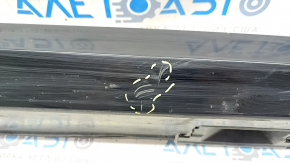 Right threshold Honda Civic X FC 16-21 4d black, scratches, broken mount