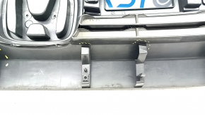 Radiator grille Honda Civic X FC 16-18 broken fasteners, crack