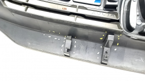 Radiator grille Honda Civic X FC 16-18 broken fasteners, crack