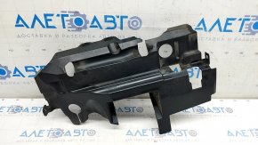 Right radiator deflector Honda Civic X FC 16-18 torn fastening, broken fastening