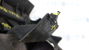 Right radiator deflector Honda Civic X FC 16-18 torn fastening, broken fastening