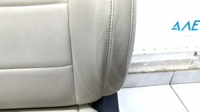 Driver's seat Infiniti QX50 19- with airbag, electric, heated, beige leather, worn, scratches on the back, needs cleaning