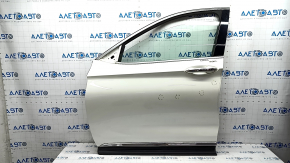Door assembly front left Infiniti QX50 19- keyless, white QAB, bumpers