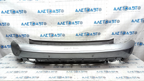 Rear bare bumper Ford Escape MK4 23- for parking sensors without towbar, St-line, silver, dented, crack