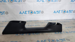 Driver's seat bracket cover left Tesla Model X 16-21 complete, black, crack, missing fragment, broken mount