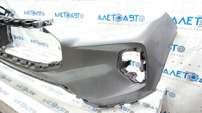 Front bumper bare Ford Escape MK4 23- without parking sensors and automatic parking, silver