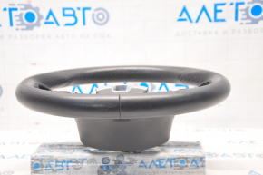 Naked steering wheel VW Passat b7 12-15 USA leather black, faded leather, pressed