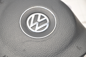 Airbag in the steering wheel driver VW Passat b7 12-15 USA the outline of the airbag is visible