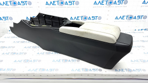 Central console armrest and cup holders Honda Insight 19-22 gray, armrest cloth, scratches, dry cleaning
