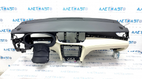 Dashboard front panel with AIRBAG Infiniti QX50 19- beige, under speaker, dented
