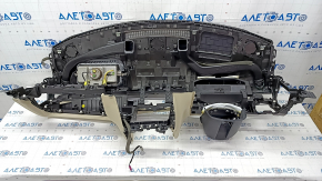Dashboard front panel with AIRBAG Infiniti QX50 19- beige, under speaker, dented