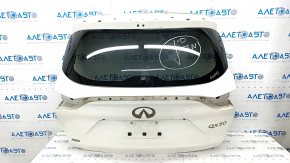 Trunk door bare with glass Infiniti QX50 19- white QAB