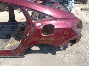 Quarter wing rear left Honda Insight 19-22 on the body, red, made, pokes