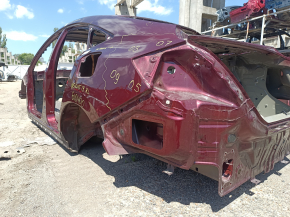 Quarter wing rear left Honda Insight 19-22 on the body, red, made, pokes