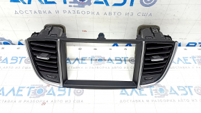 Front panel air duct deflector central Infiniti QX50 19- with overlay, broken mount