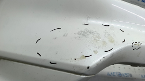Bare front bumper Infiniti QX50 19- white QAB, broken fasteners, dented
