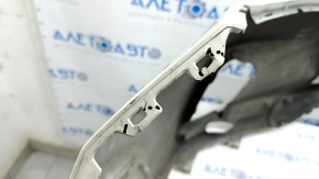 Bare front bumper Infiniti QX50 19- white QAB, broken fasteners, dented