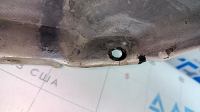 Bare front bumper Infiniti QX50 19- white QAB, broken fasteners, dented