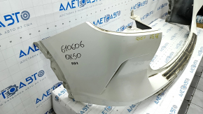 Bare rear bumper Infiniti QX50 19- white QAB, broken fasteners