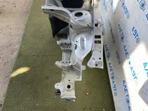 Front quarter left VW Jetta 11-18 USA silver, with central pillar