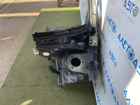 Front left quarter Lexus RX350 RX450h 10-15 graphite, missing side member, painted, replaceable glass reinforcement