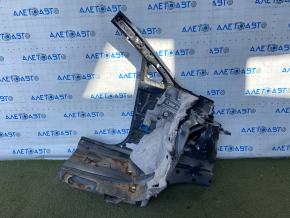 Front left quarter Lexus RX350 RX450h 10-15 graphite, missing side member, painted, replaceable glass reinforcement