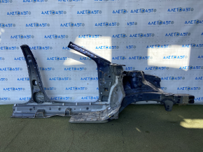 Front quarter left Toyota Camry v55 15-17 usa blue, with central pillar