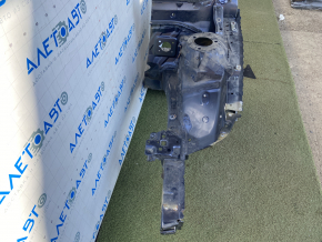 Front quarter left Toyota Camry v55 15-17 usa blue, with central pillar