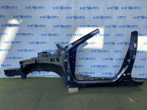 Front quarter left Toyota Camry v55 15-17 usa blue, with central pillar