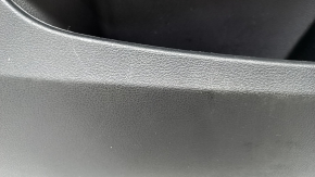 Door trim card front left Infiniti QX50 19- beige leather, scratches on the trim, worn