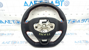 Naked steering wheel Ford Escape MK4 20 - leather, heated, red stitching, ST Line