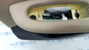 Door trim card rear right Infiniti QX50 19- beige leather, butt, dent