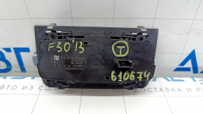 Light control BMW 3 F30 12-18 black, with overlay, under fog lights, auto, cracks